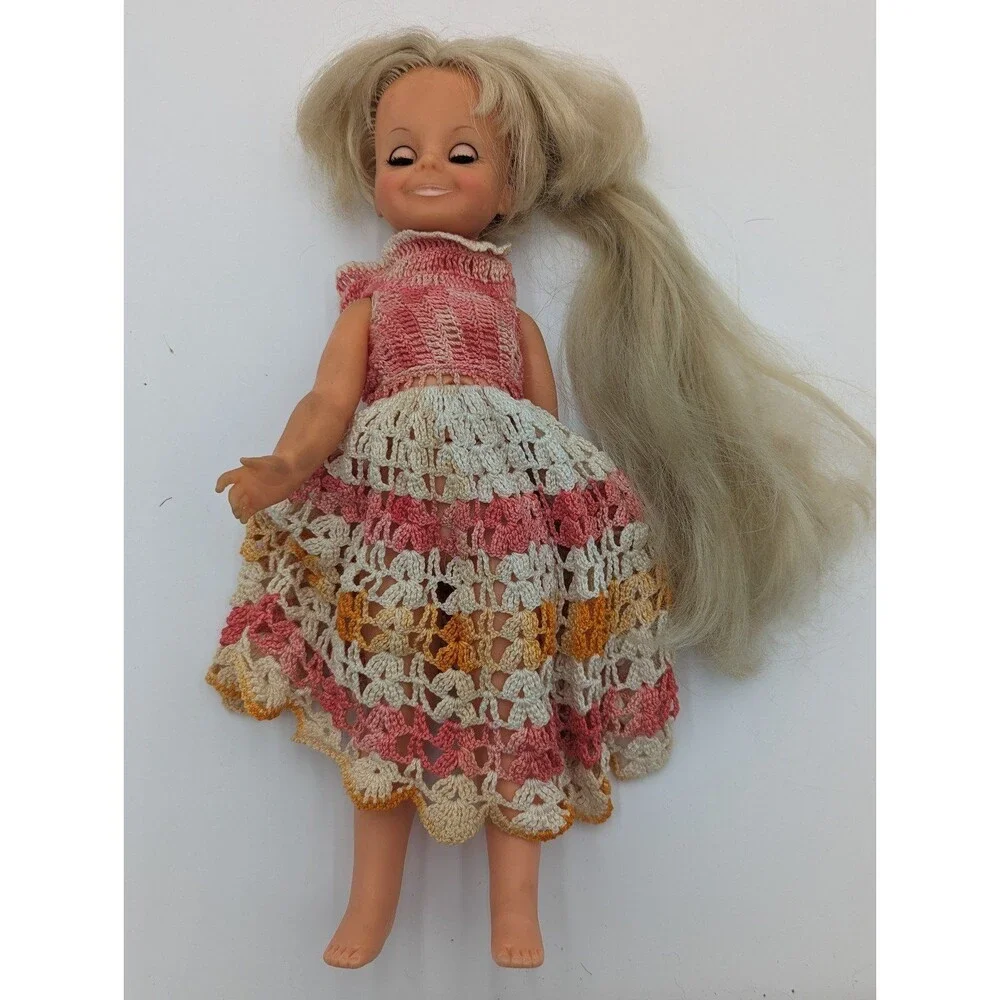 Vintage ideal doll grow hair family